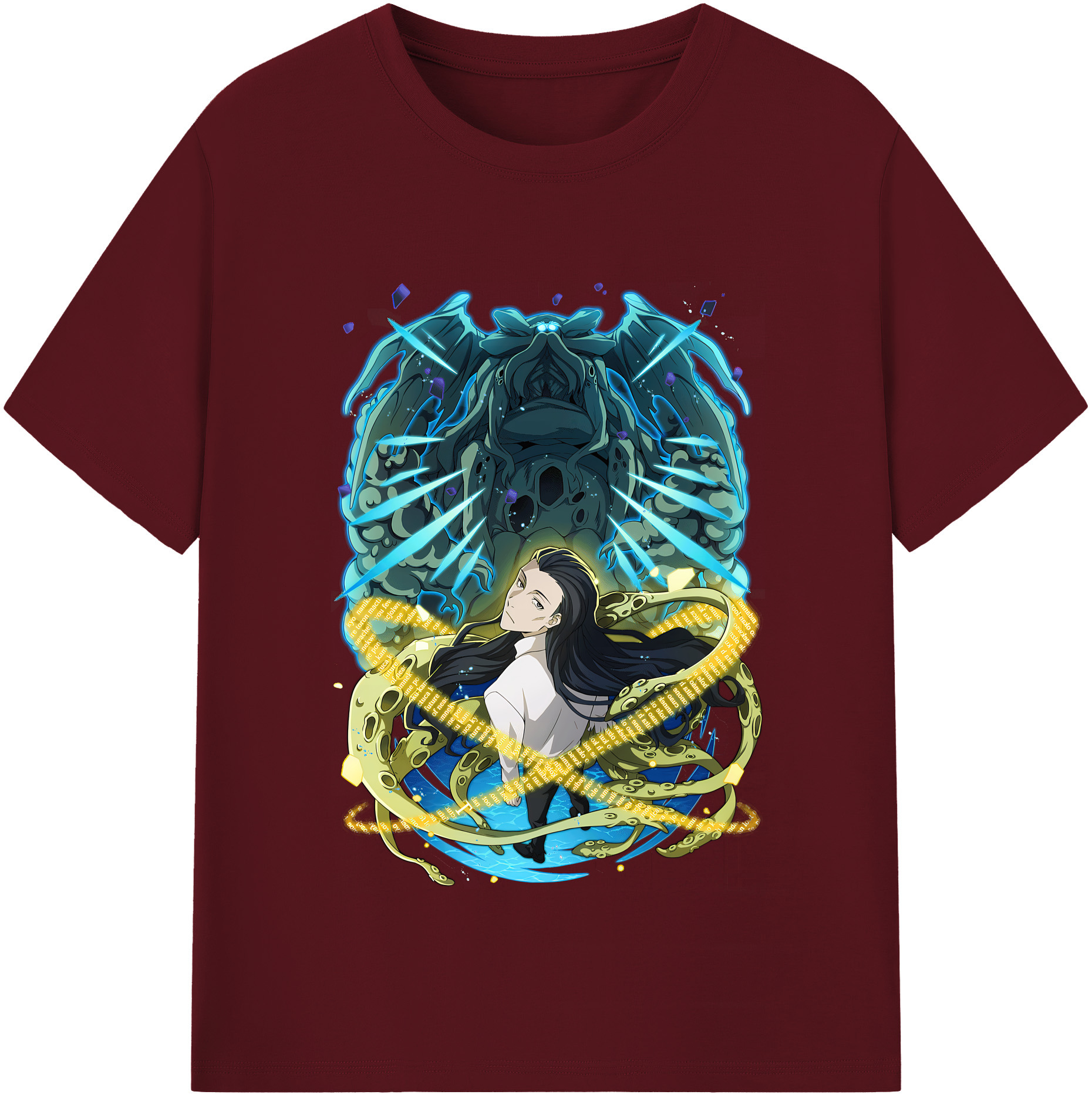 （画像用） 文豪ストレイドッグス Bungo Stray Dogs 綿100％半袖Tシャツ（フロントプリント）